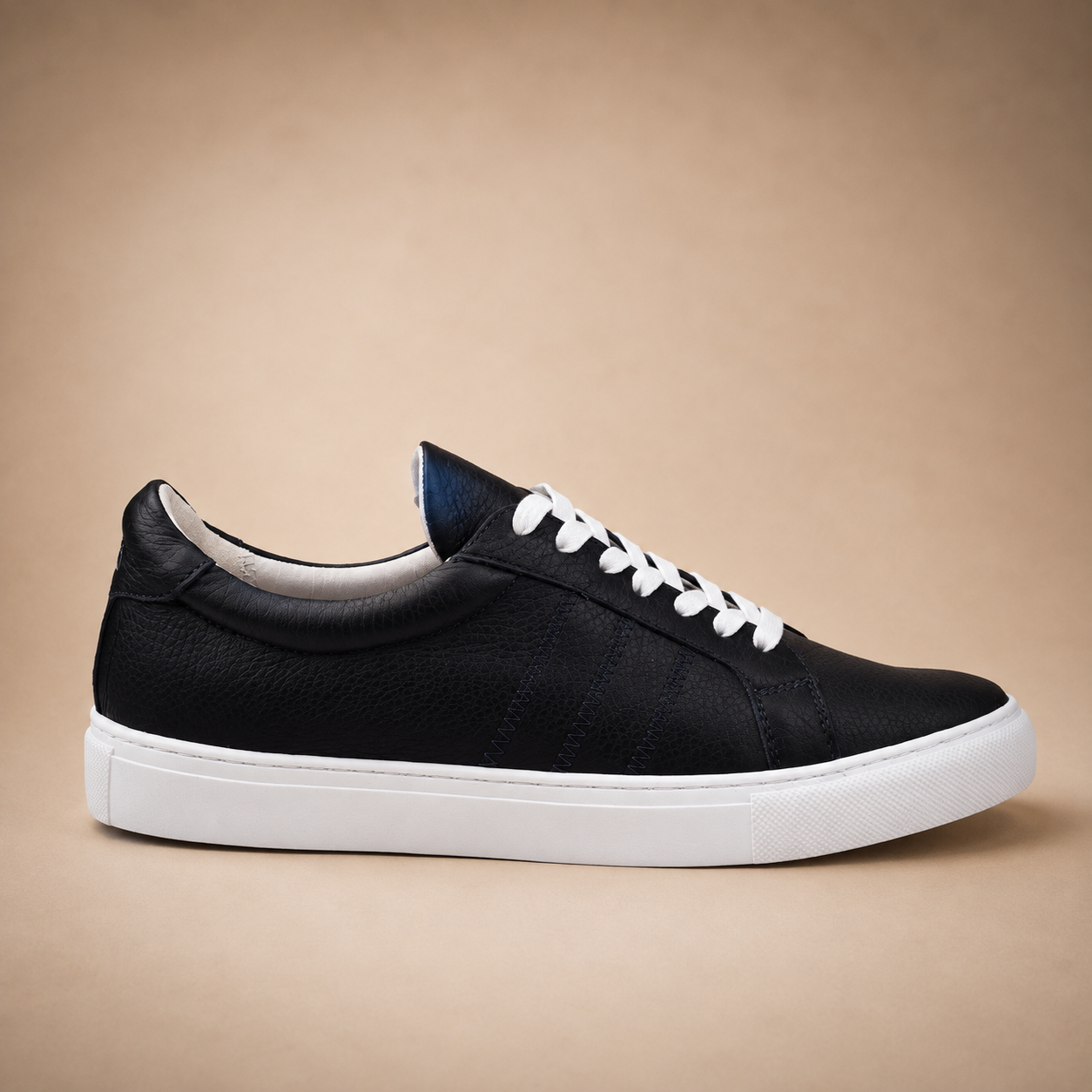 Sneakers en Cuir bleu nuit  – Style Premium & Confort